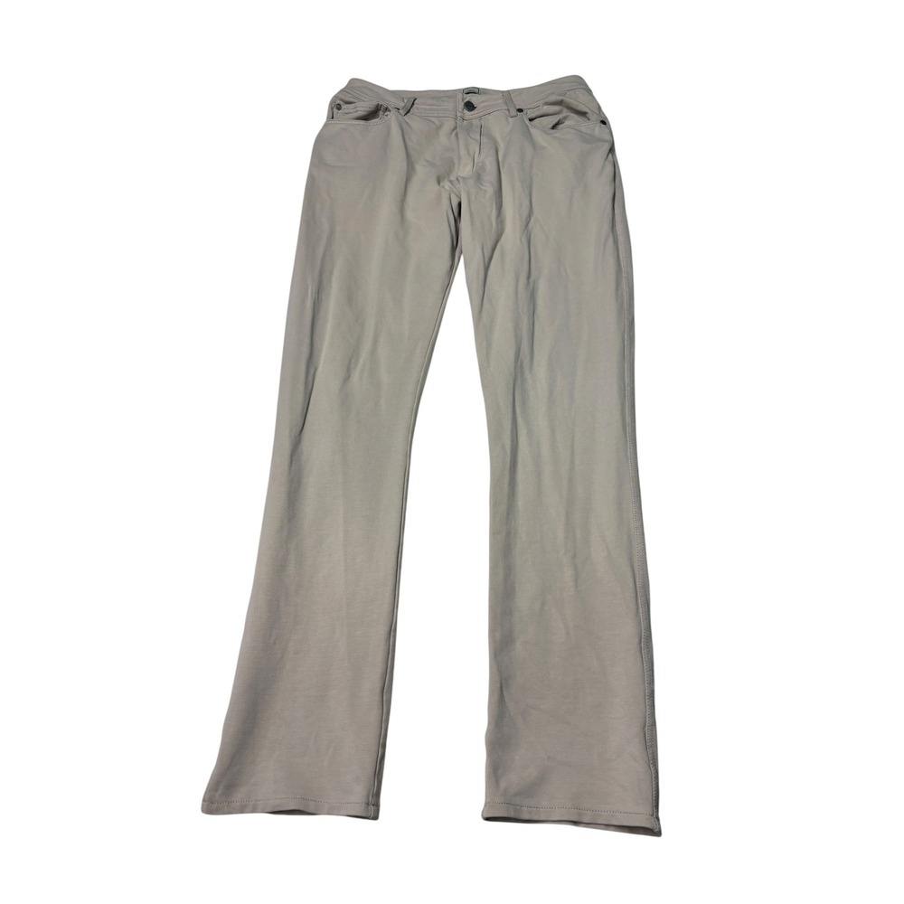Swet Tailor Mens 5 Pocket Chino Pants Khaki Tan Size 31x32 Stretch Cotton
